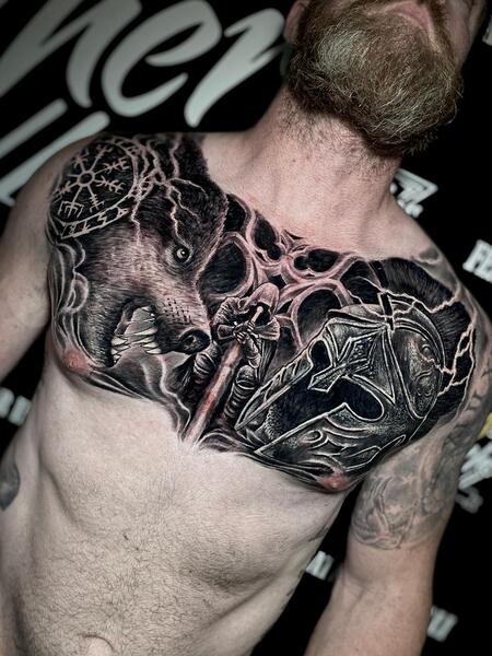 Tattoo by Feather Ink Tattoo Bali