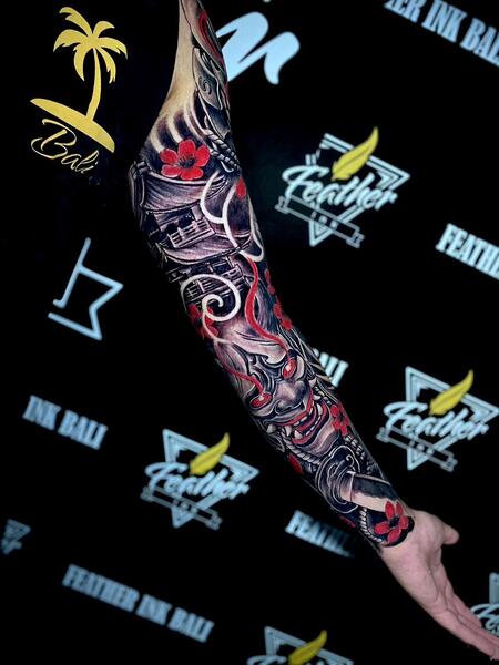 Tattoo by Feather Ink Tattoo Bali