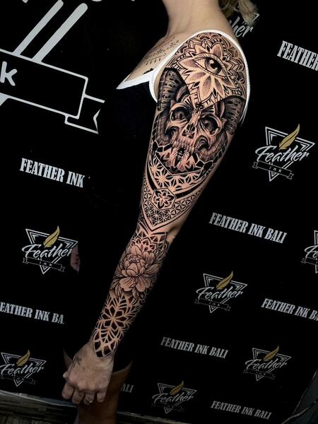 Tattoo by Feather Ink Tattoo Bali