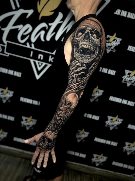 Tattoo by Feather Ink Tattoo Bali