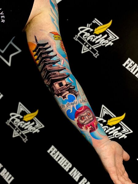 Tattoo by Feather Ink Tattoo Bali