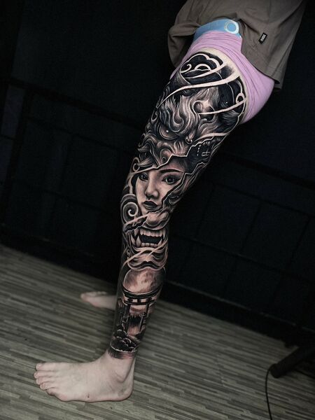 Tattoo by Feather Ink Tattoo Bali