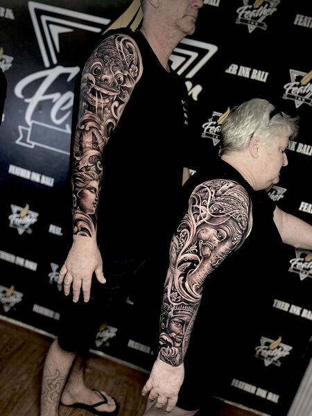 Tattoo by Feather Ink Tattoo Bali