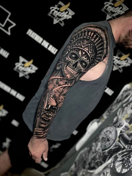 Tattoo by Feather Ink Tattoo Bali