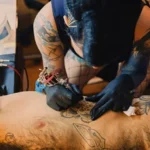 Fine line tattoo artist Bali